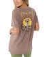 ფოტო #2 პროდუქტის Juniors' Bones Oversized Fit Cotton T-Shirt