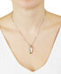 ფოტო #2 პროდუქტის Silver Plated or 14K Gold Plated Quartz Sun and Moon Pendant Necklace