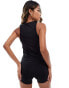 Фото #2 товара ASOS 4505 Icon seamless rib 00's racer vest in black