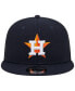 Men's Navy Houston Astros Team Color Trucker 9FIFTY Snapback Hat