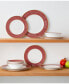 Фото #2 товара Crochet 12- Pc Dinnerware Set, Service for 4