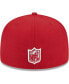 ფოტო #2 პროდუქტის Men's Cardinal Arizona Cardinals Main 59FIFTY Fitted Hat