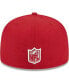 Фото #2 товара Men's Cardinal Arizona Cardinals Main 59FIFTY Fitted Hat