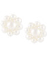ფოტო #3 პროდუქტის Cultured Freshwater Pearl (2-3/4 - 4-1/2mm) Flower Stud Earrings in 14K Gold