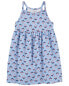 Toddler Floral Tank Dress 5T