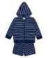 Куртка Little Me Stripe Terry Cover Up