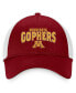 ფოტო #3 პროდუქტის Men's Maroon, White Minnesota Golden Gophers Breakout Trucker Snapback Hat