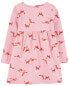 Toddler Fox Jersey Dress 3T