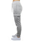 ფოტო #29 პროდუქტის Women's Heavyweight Loose Fit Fleece-Lined Cargo Jogger Pants