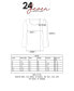Фото #4 товара Блузка 24seven Comfort Apparel с коротким рукавом и V-образным вырезом, свободного кроя