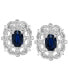 ფოტო #1 პროდუქტის Sapphire Milgrain Earrings