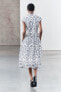 Фото #11 товара Платье с контрастной вышивкой — zw collection ZARA