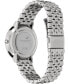 ფოტო #3 პროდუქტის Women's Celestial Nova Silver-Tone Stainless Steel Bracelet Watch 35mm
