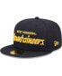 Фото #2 товара Men's Navy West Virginia Mountaineers Griswold 59FIFTY Fitted Hat