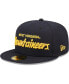 ფოტო #2 პროდუქტის Men's Navy West Virginia Mountaineers Griswold 59FIFTY Fitted Hat