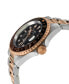 ფოტო #2 პროდუქტის Men's Wall Street Swiss Automatic Two-Tone Stainless Steel Watch 43mm