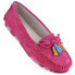 Фото #1 товара Filippo W PAW506B suede leather loafers with fringes fuchsia