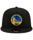 ფოტო #3 პროდუქტის Men's Black Golden State Warriors Official Team Color 9FIFTY Snapback Hat