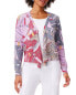 Фото #1 товара Nic+Zoe Mosaic Floral 4-Way Cardigan Women's