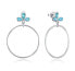 Фото #1 товара Trendy silver earrings with zircons Trend 13198E000-33