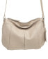 ფოტო #3 პროდუქტის Women's Pebbled Scarlet Crossbody Hobo Bag