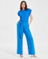 ფოტო #1 პროდუქტის Women's Paperbag-Waist Wide-Leg Pants, Created for Macy's