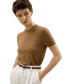 ფოტო #1 პროდუქტის Women's Cashmere Round Neck Sweater for Women