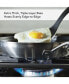 3-Ply Base Stainless Steel 9.5" Nonstick Induction Frying Pan