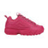 Фото #1 товара Fila Disruptor Ii Premium Lace Up Womens Pink Sneakers Casual Shoes 5XM01807-50