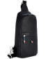 Men's Leo Logo Embossed Sling Backpack