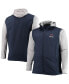 Фото #2 товара Men's Navy and Gray Chicago Bears Big and Tall Alpha Full-Zip Hoodie Jacket