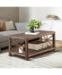 Фото #10 товара Spacious and Versatile Open Base Wooden Coffee Table