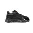 Фото #1 товара Puma Batman X RsX Lace Up Toddler Boys Black Sneakers Casual Shoes 383085-01