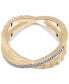 Diamond Crossover Ring (1/10 ct. t.w.) in Gold Vermeil, Created for Macy's