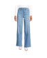 Фото #3 товара Tall Tall Recover High Rise Wide Leg Blue Jeans