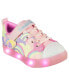 Little Girls Twinkle Sparks Ice 2.0 Light-Up Adjustable Strap Casual Sneakers from Finish Line