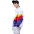 李宁 运动时尚系列 宽松夹克 标准白自由紫组合色 情侣款 / Куртка Li-Ning Trendy Clothing Featured Jacket AJDP057-1