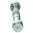 GYMSTICK Pro Chrome 1kg Unit Dumbbell