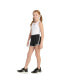 Фото #5 товара Big Girls Elastic Waistband Retro Woven Shorts