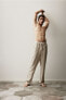 Фото #3 товара Relaxed Fit Linen-blend Pants