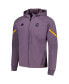 ფოტო #3 პროდუქტის Men's Purple Real Madrid Designed for Gameday Raglan Full-Zip Hoodie Jacket