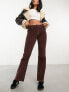 Фото #1 товара Cotton:On corduroy stretch bootleg jean in brown