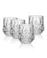 Фото #1 товара Wesley 11 Ounce Double Old Fashion Drinking Glass 4-Piece Set