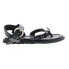 Фото #1 товара A.S.98 Tarron A84001-101 Womens Black Leather Strap Sandals Shoes