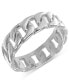 ფოტო #1 პროდუქტის Men's Cuban Chain Link Band in Stainless Steel