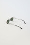 Фото #3 товара Солнцезащитные очки в металлической оправе ZARA