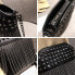 Фото #33 товара Kris Anna Women's Rivets Mini Shoulder Bag with Shoulder Strap Chain Tassel Black Disposable