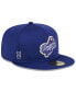 Бейсболка с козырьком для мужчин New Era Los Angeles Dodgers 2024 Clubhouse 59FIFTY Синий, 7 7/8 - фото #4