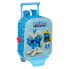 Фото #1 товара Школьный рюкзак с колесиками Los Pitufos Синий Небесный синий 22 x 27 x 10 cm