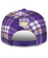 Фото #4 товара Men's Purple Minnesota Vikings 2024 Sideline Statement 9FIFTY Snapback Hat